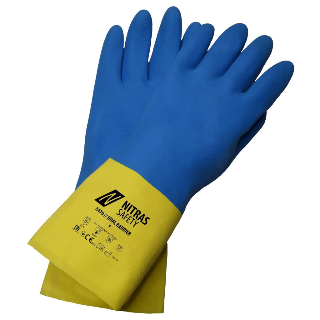 NITRAS Arbeitshandschuhe Nylon, weiß