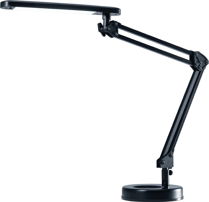 Schreibtischleuchte Alu.schwarz H.max.600mm Standfuß m.LED HANSA 